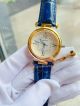 High quality 35mm white dial Yellow Gold bezel replica Blue leather strap Pasha De Cartier Watch (2)_th.jpg